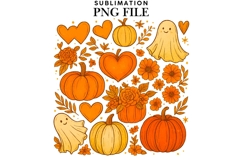 Pumpkins png design for T-shirts Product Image 1