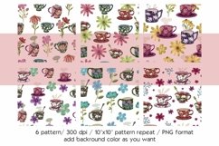Teacup digital papers Product Image 4