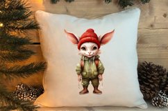 Christmas Farm Animals Sublimation Clipart Product Image 4