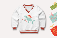 Christmas Sea Animal Clipart, Xmas Ocean Character SVG PNG Product Image 4