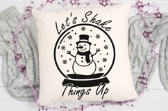 Let's Shake Things Up Svg, Funny Christmas Snowman Svg. Product Image 4