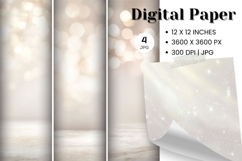 silver glitter Background Wallpaper Sparkles Digital Paper Product Image 1