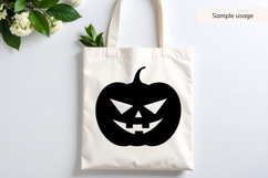 Scary Jack O Lantern Pumpkin SVG Product Image 4