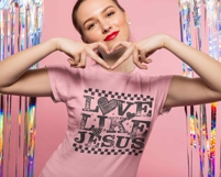 Love Like Jesus PNG Distressed Valentine Bible Vintage PNG Product Image 2