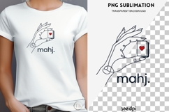 Mahjong png design for T-shirts Product Image 4