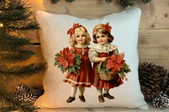 Vintage Christmas Clipart, Vintage Christmas Clipart Product Image 4