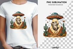 UFO opossum png design for T-shirts Product Image 4