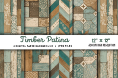 Timber Patina Rough Wood Backgrounds JPG Product Image 1