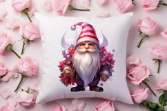 Cute Valentine Gnome Clipart, Gnome Clipart, Cute Gnome Product Image 4