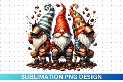 Coffee Gnome Sublimation Clipart Bundle Product Image 5