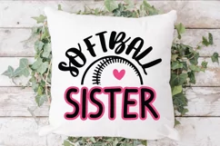 Softball sister svg, softball shirt svg, softball svg Product Image 3