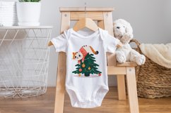 Funny cat celebrates Christmas.Stickers and Sublimation PNG. Product Image 6