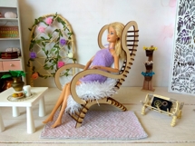 Dollhouse parametric chair digital file, modern 1:6 scale Product Image 4