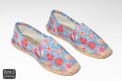 Seashells Starfish Seamless Pattern Product Image 4