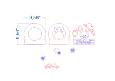 Spring Welcome SVG laser cut files for Glowforge Product Image 4