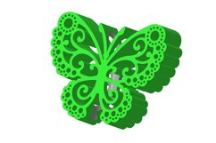 Butterfly Straw Topper STL File for 3D Printing. Product Image 4