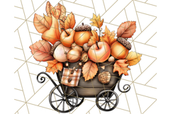 Fall Fairy House Clipart PNG, Autumn Homes and Decor Product Image 4