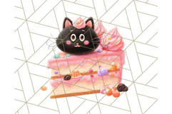 Haunted Sweet Shoppe PNG Clipart, Pastel Halloween Bakery Product Image 4