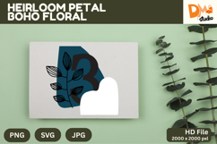 Heirloom Petal Boho Floral Monogram Product Image 1