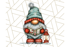 Christmas Gnome Clipart, Holiday Gnomes PNG Illustrations Product Image 4