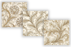 Ivory Luxury Vintage Patterns Bundle, Elegant Seamless Product Image 4