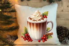 Christmas Drink Clipart Sublimation, Christmas PNG Product Image 4