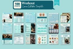 Fitness, Nutrition &amp; Health Bundle- Canva Editable Templates Product Image 4