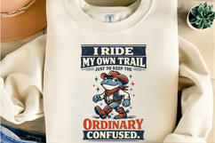 Ride My Own Trail Cowboy Frog Product Image 4