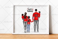 Hockey Family clipart: &quot;HOCKEY CLIPART&quot; Hockey jerseys PNG Product Image 3