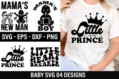 Baby Quotes SVG Design - Mama s New Man Product Image 1