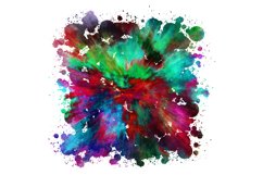 Grunge Watercolor Abstract Sublimation Designs. Product Image 8