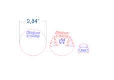Christmas Sign SVG laser cut files for Glowforge Product Image 4