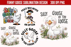 Funny Goose Sublimation Bundle PNG Product Image 4