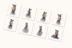 Witch Watercolor Clipart, Magical Witch Product Image 5