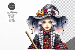 Halloween clipart, Witch clipart, Autumn clipart Product Image 1