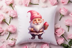 Cute Valentine Gnome Clipart, Gnome Clipart, Cute Gnome Product Image 4