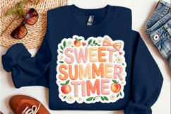 Faux Yarn sticker Summer PNG, Beach Vibes Png Product Image 5