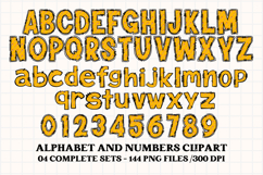 Back to School Alphabet png, letters doodle, school clipart Product Image 4