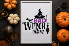 Happy Halloween svg, Witch svg, Spooky season svg Product Image 4