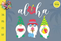 Aloha Gnomes Svg, Summer Gnomes Svg, Gnomes Svg Product Image 2