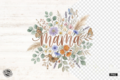 Flowers &amp; Butterfly Mothers Day Clipart Product Image 1