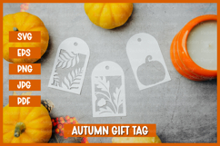 12 Autumn Gift Tag SVG,Autumn Tag SVG Product Image 5