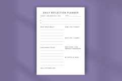 Minimal Daily Reflection Planner Template Editable Canva Product Image 4