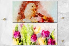 Spring flowers | watercolor Sublimation Mug design bundle Product Image 4