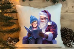 Christmas Purple Santa Claus Sublimation, Christmas PNG Product Image 4