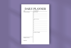 Daily Bliss Organizer Planner | Minimal Aesthetic Canva Product Image 4