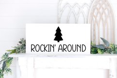 Rockin&#039; Around SVG, Christmas Cut File, Cute Chirstmas SVG Product Image 2
