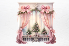 Pink Christmas Collection Sublimation PNG Product Image 4