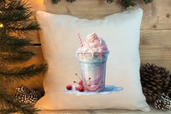 Pastel Christmas Coffee Cup Sublimation, Christmas Clipart Product Image 4