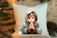 Christmas Baby Jesus Watercolor Clipart, Christmas Baby Jesu Product Image 4